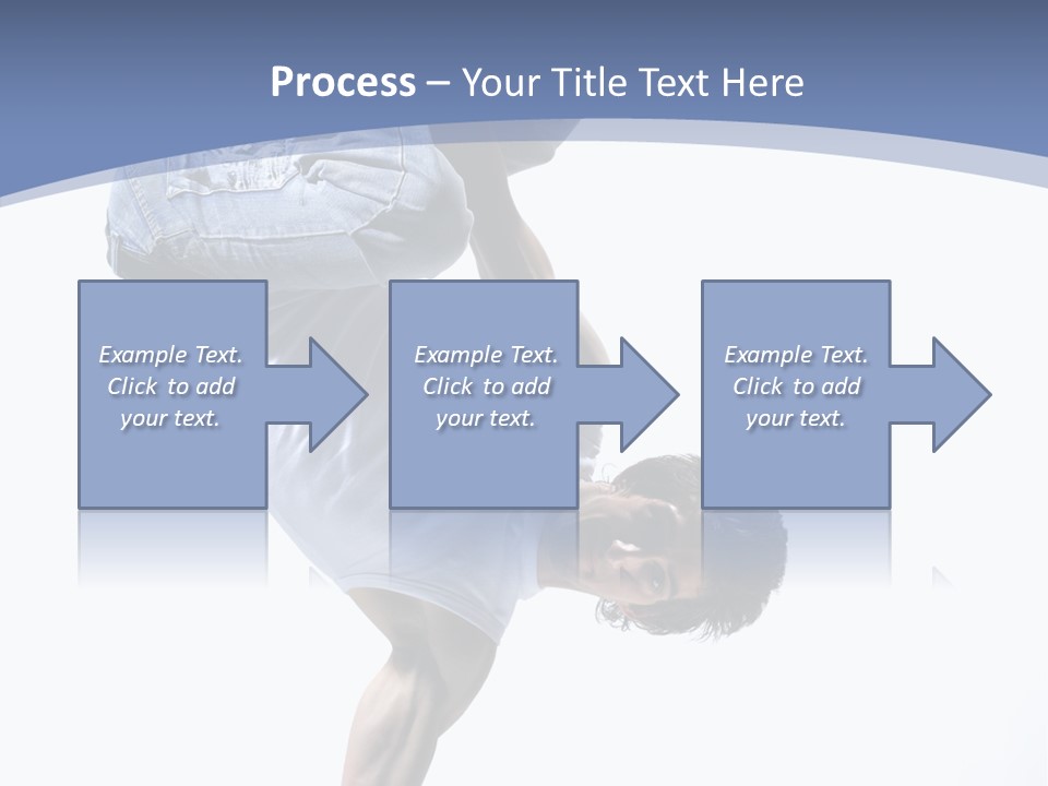 Fitness Exercise Break Dance PowerPoint Template