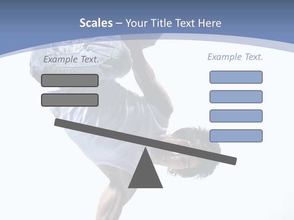 Fitness Exercise Break Dance PowerPoint Template