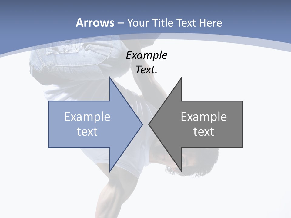 Fitness Exercise Break Dance PowerPoint Template