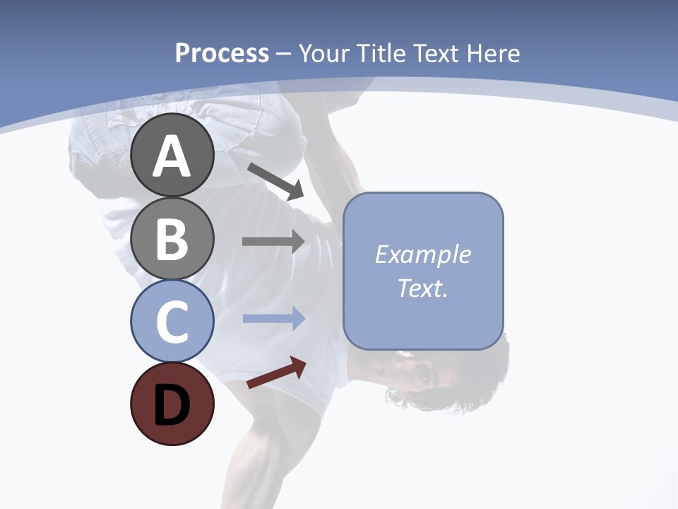 Fitness Exercise Break Dance PowerPoint Template