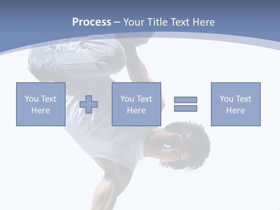 Fitness Exercise Break Dance PowerPoint Template