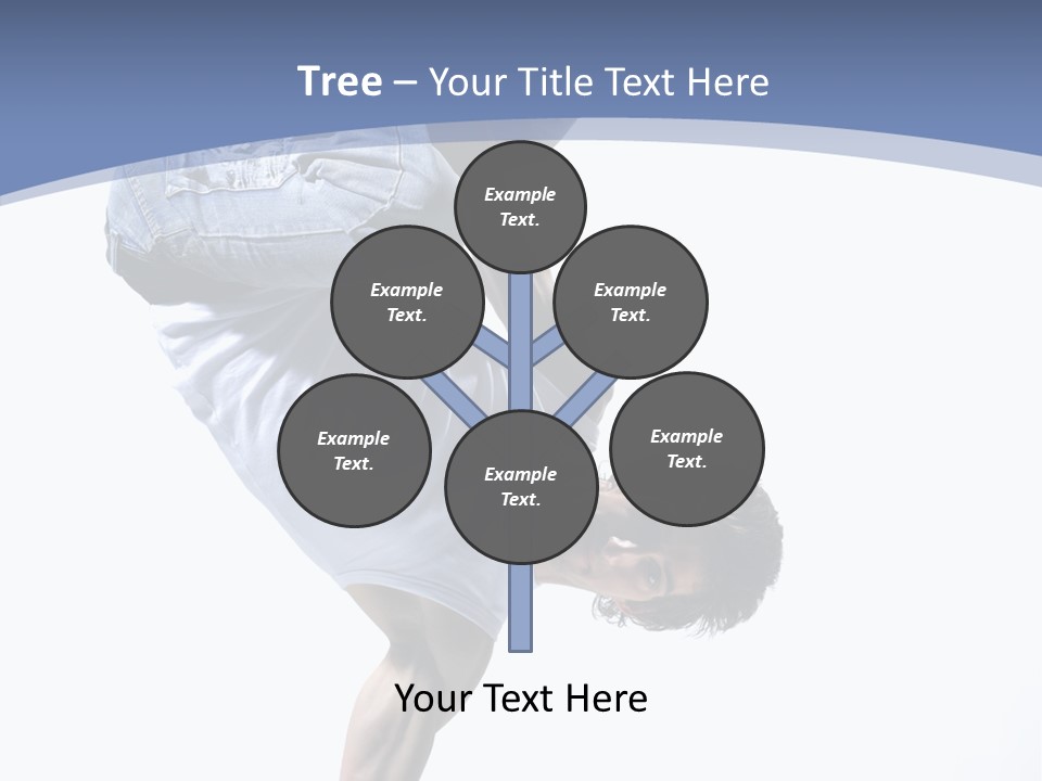 Fitness Exercise Break Dance PowerPoint Template