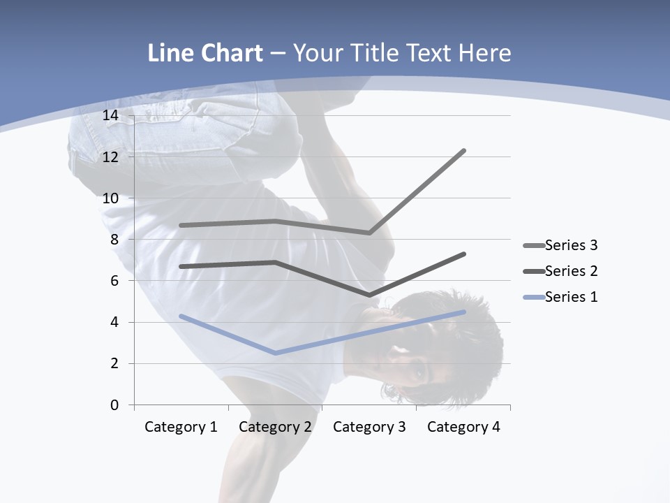 Fitness Exercise Break Dance PowerPoint Template