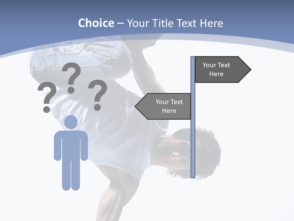 Fitness Exercise Break Dance PowerPoint Template