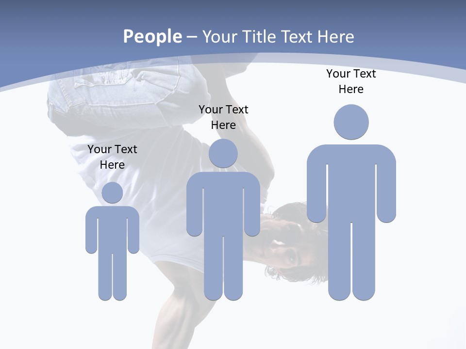 Fitness Exercise Break Dance PowerPoint Template