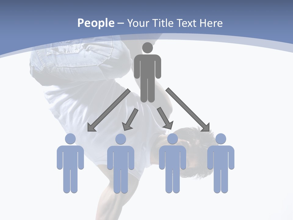 Fitness Exercise Break Dance PowerPoint Template