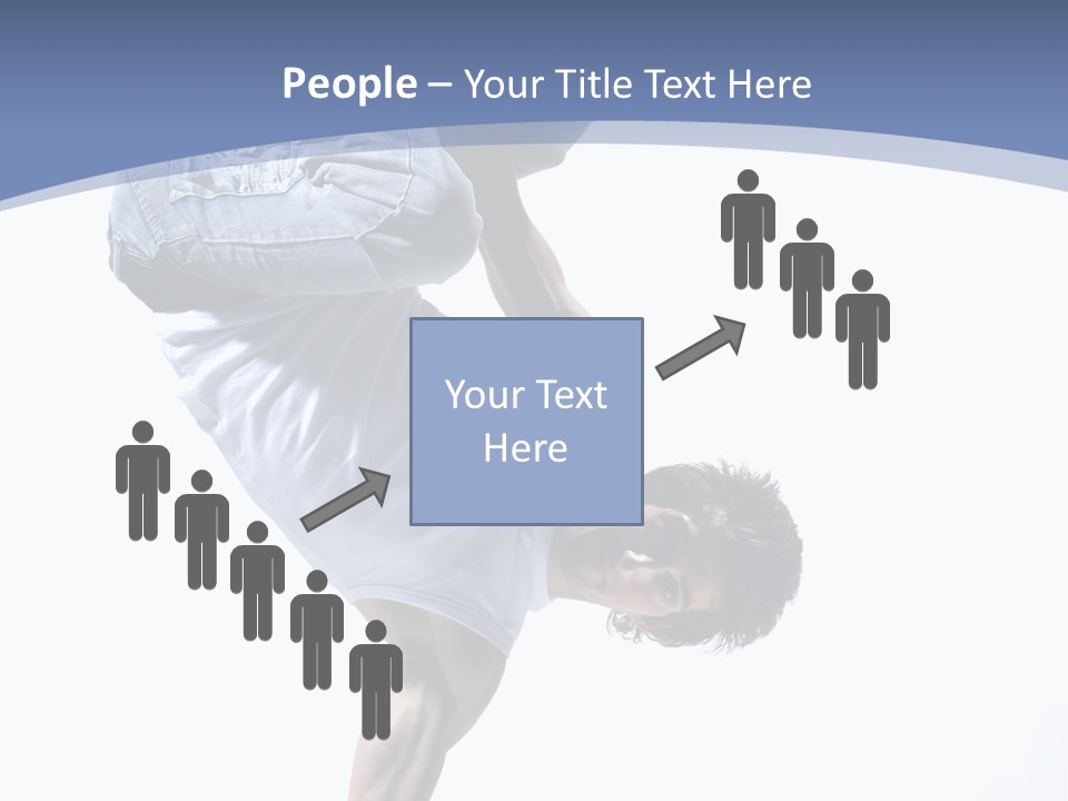 Fitness Exercise Break Dance PowerPoint Template