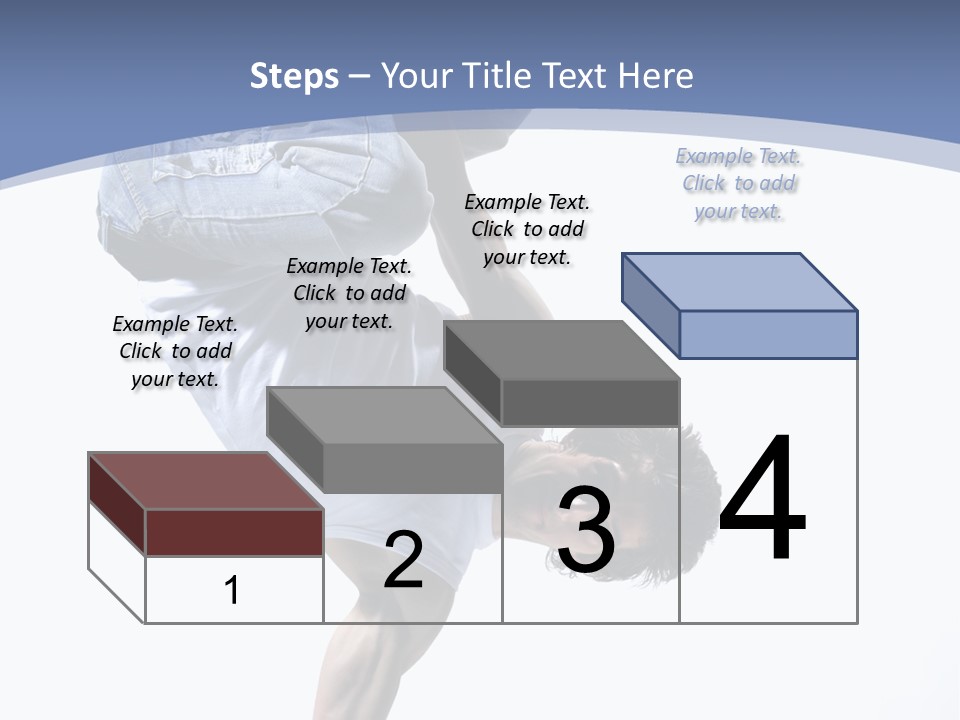 Fitness Exercise Break Dance PowerPoint Template