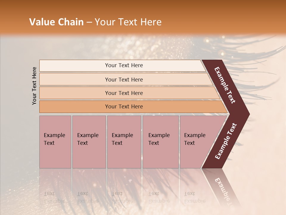Eyebrow Eye Shadow Closed PowerPoint Template