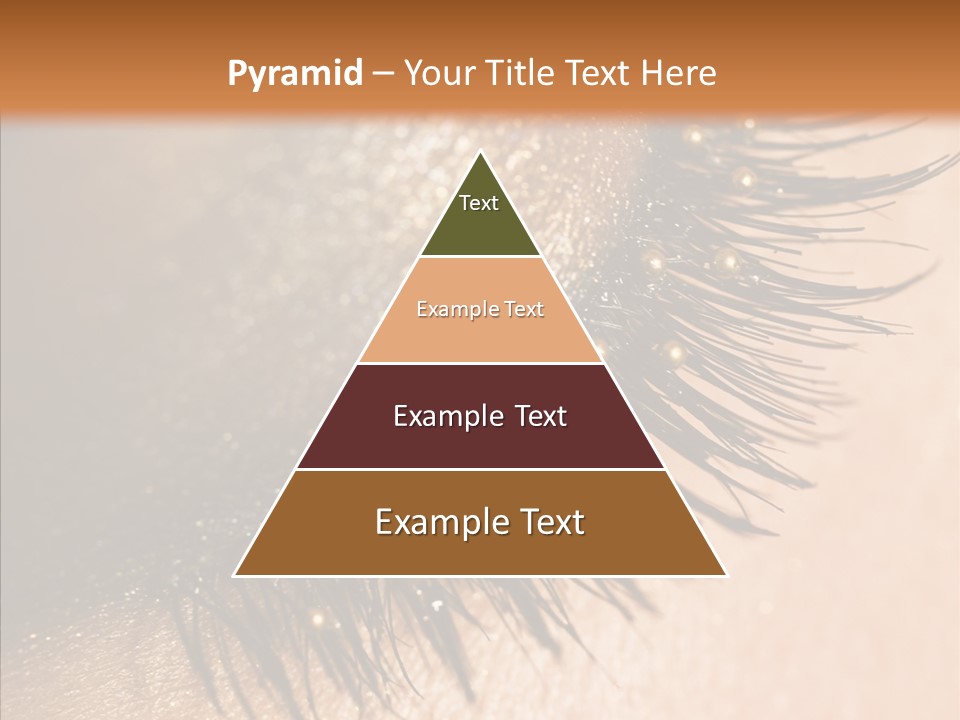 Eyebrow Eye Shadow Closed PowerPoint Template