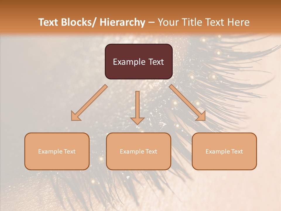 Eyebrow Eye Shadow Closed PowerPoint Template