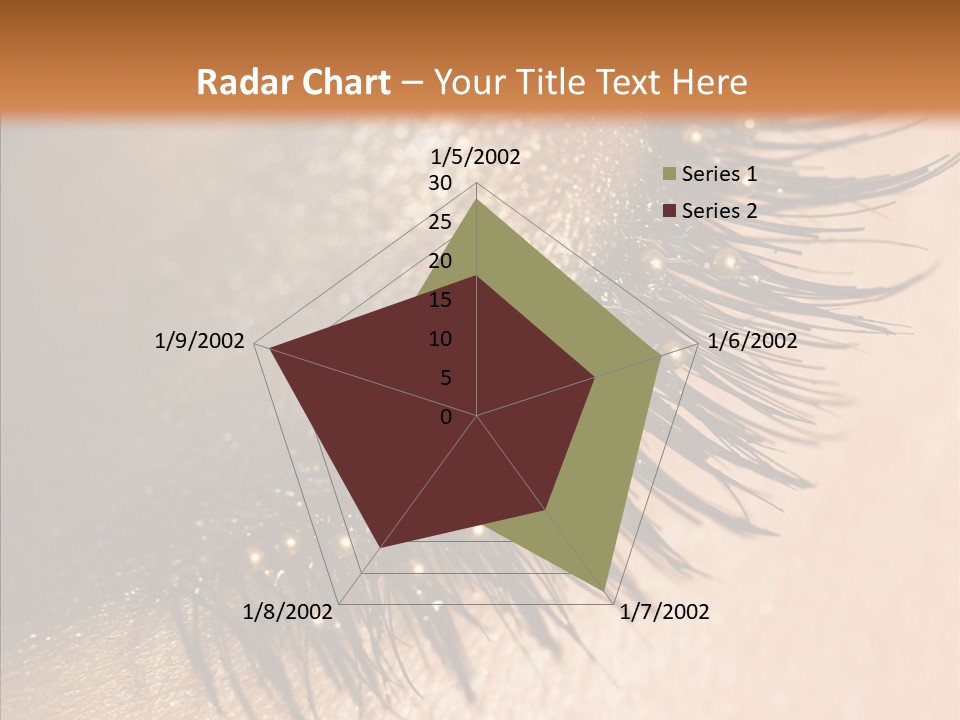 Eyebrow Eye Shadow Closed PowerPoint Template