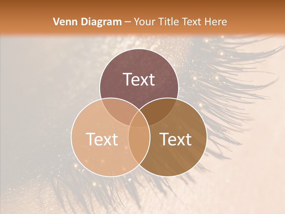 Eyebrow Eye Shadow Closed PowerPoint Template