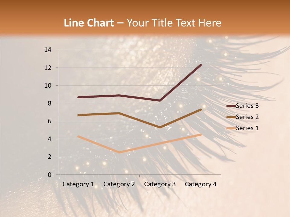 Eyebrow Eye Shadow Closed PowerPoint Template