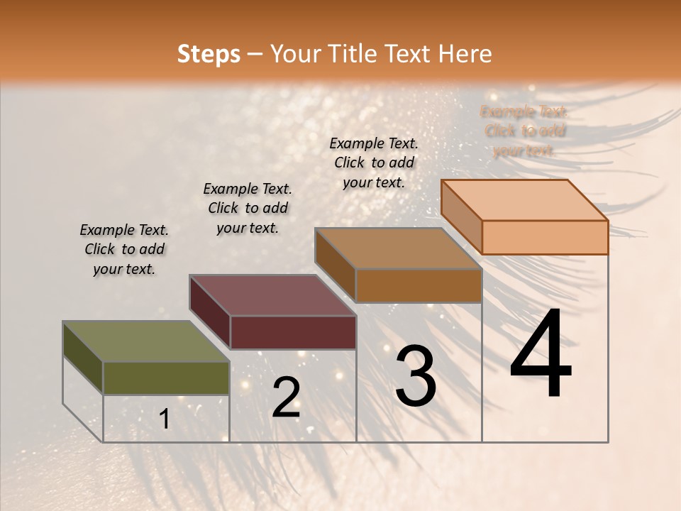 Eyebrow Eye Shadow Closed PowerPoint Template
