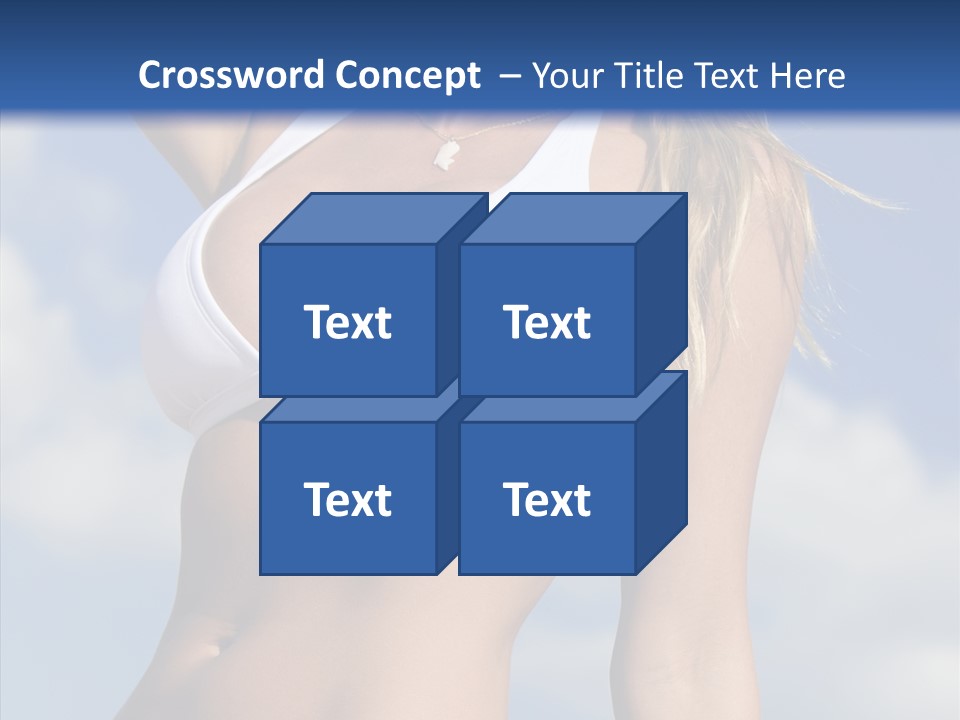 Sun Tan Sunshine Outside PowerPoint Template