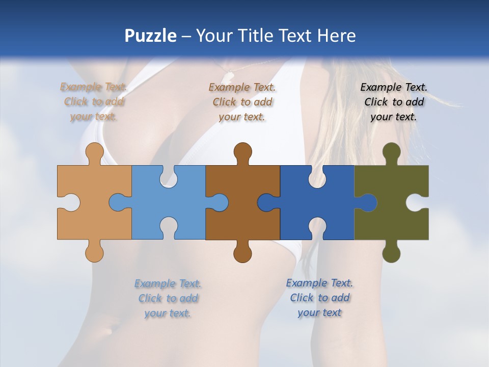 Sun Tan Sunshine Outside PowerPoint Template