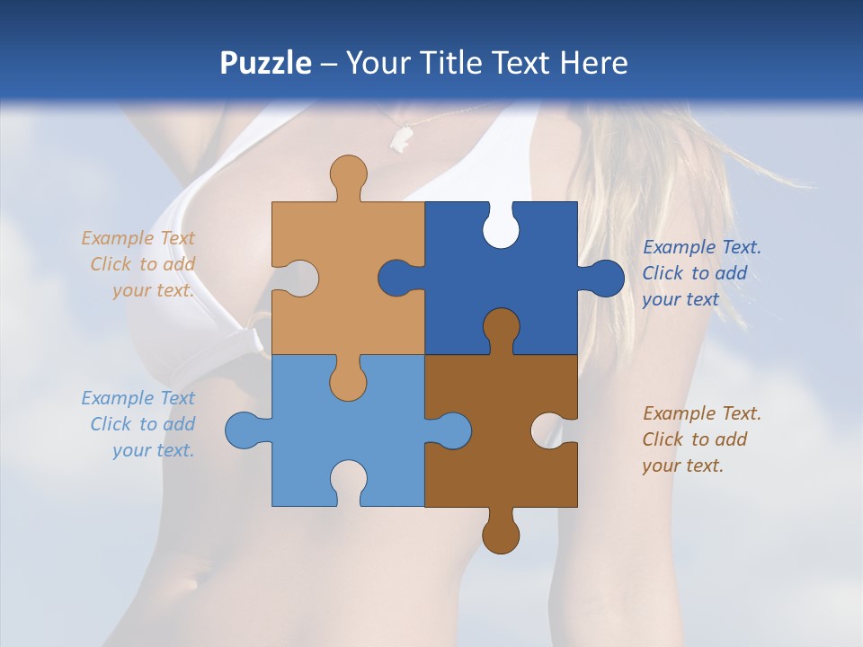 Sun Tan Sunshine Outside PowerPoint Template