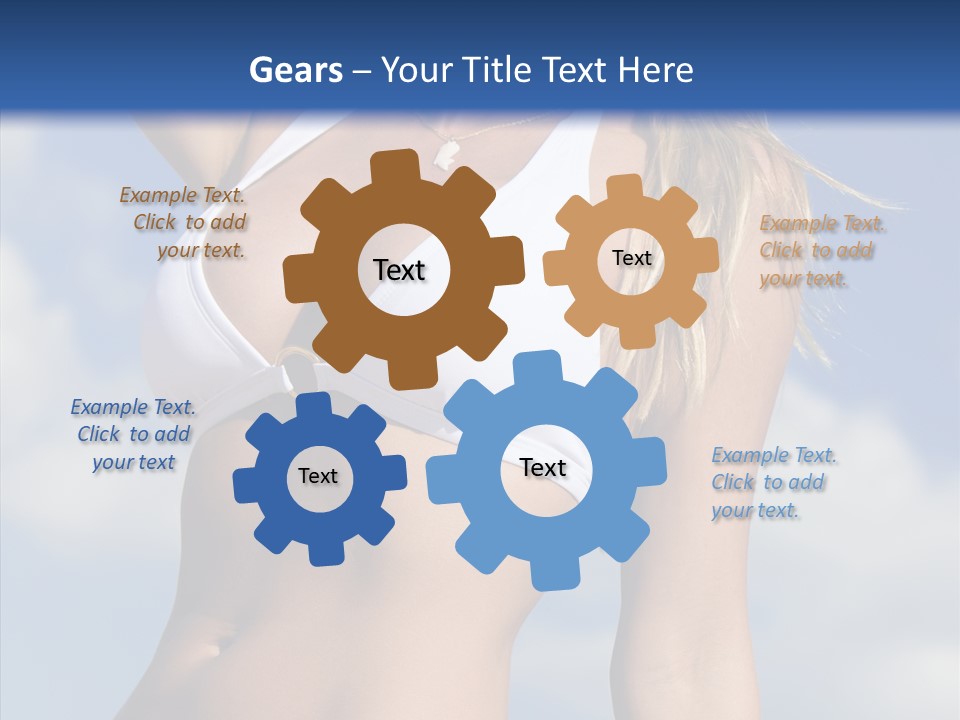 Sun Tan Sunshine Outside PowerPoint Template