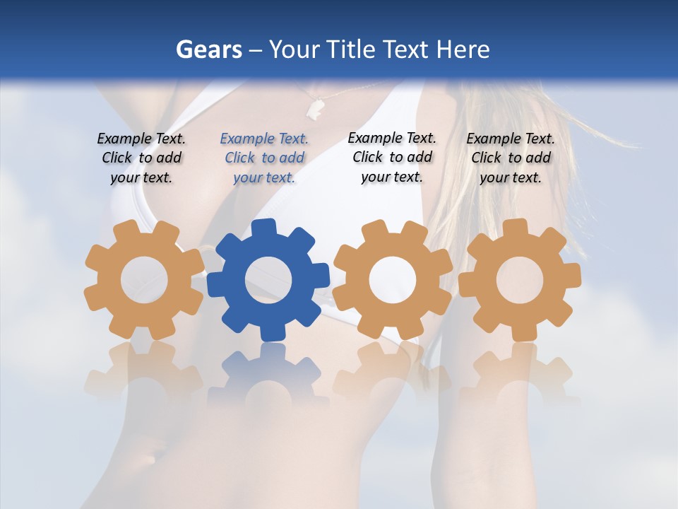 Sun Tan Sunshine Outside PowerPoint Template