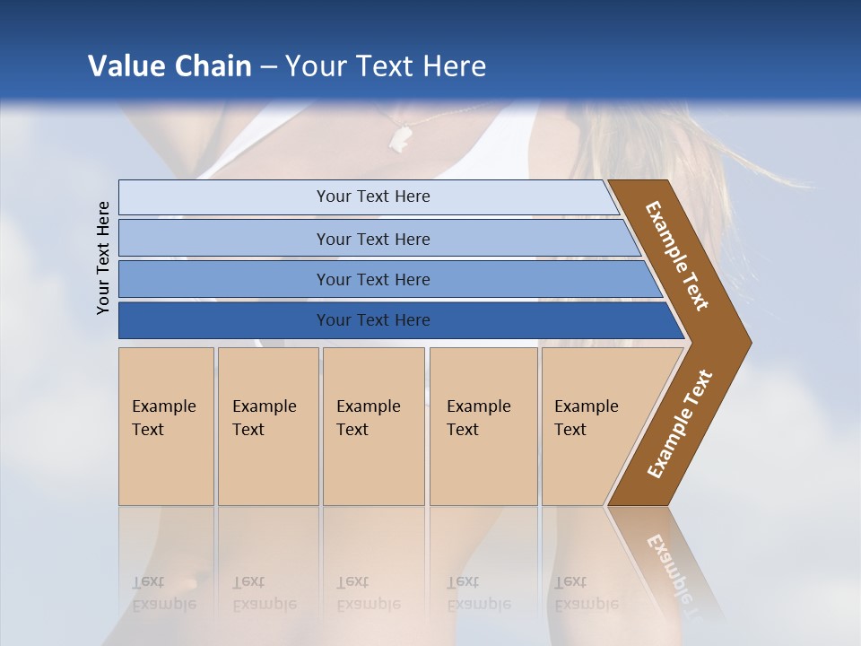 Sun Tan Sunshine Outside PowerPoint Template