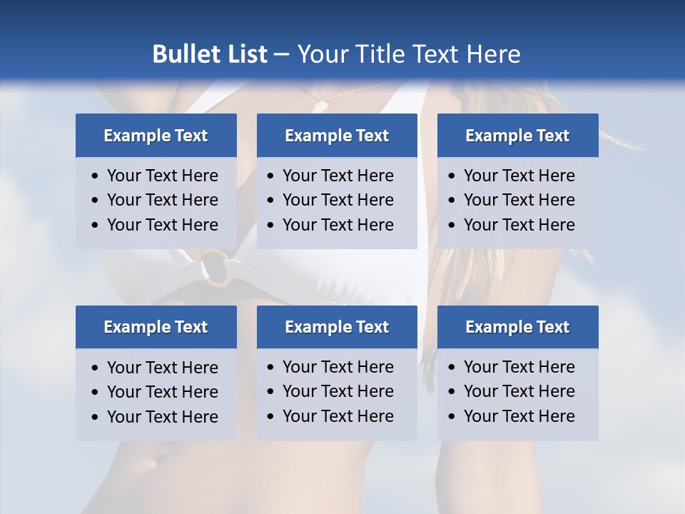 Sun Tan Sunshine Outside PowerPoint Template
