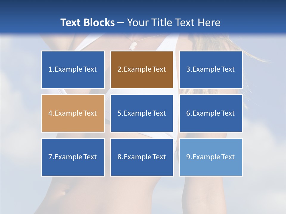 Sun Tan Sunshine Outside PowerPoint Template