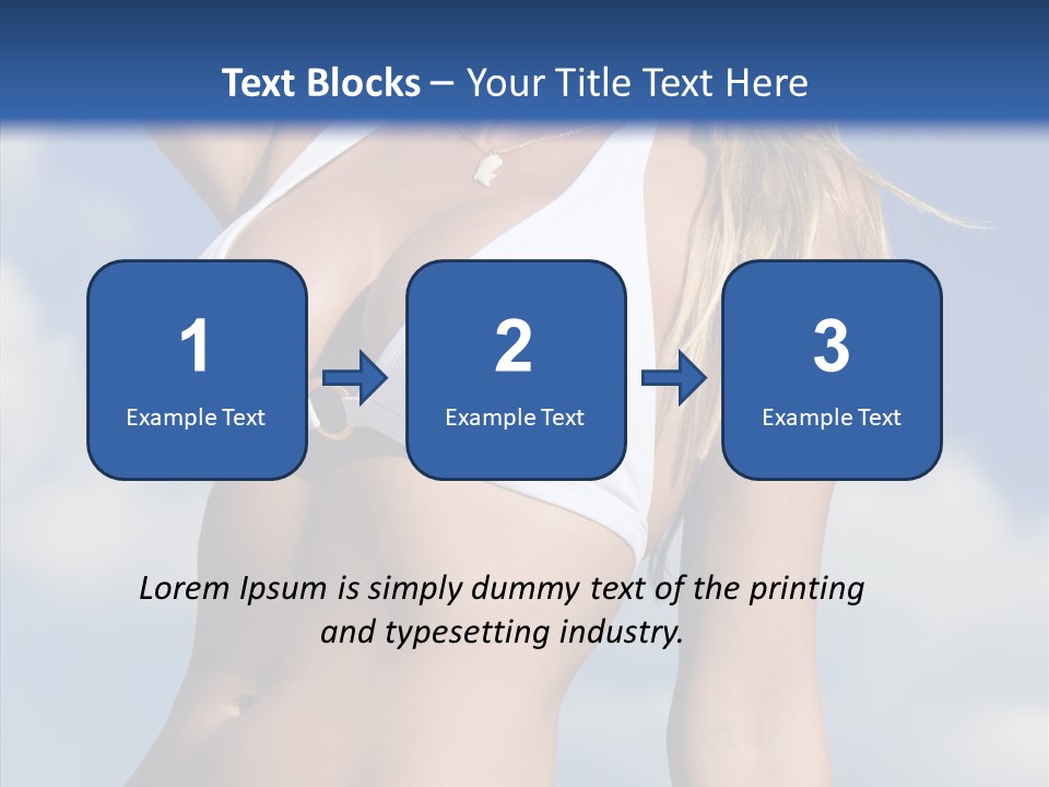 Sun Tan Sunshine Outside PowerPoint Template