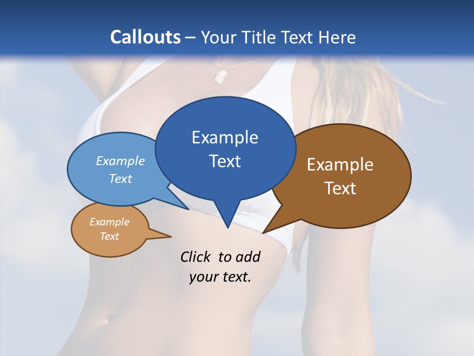 Sun Tan Sunshine Outside PowerPoint Template