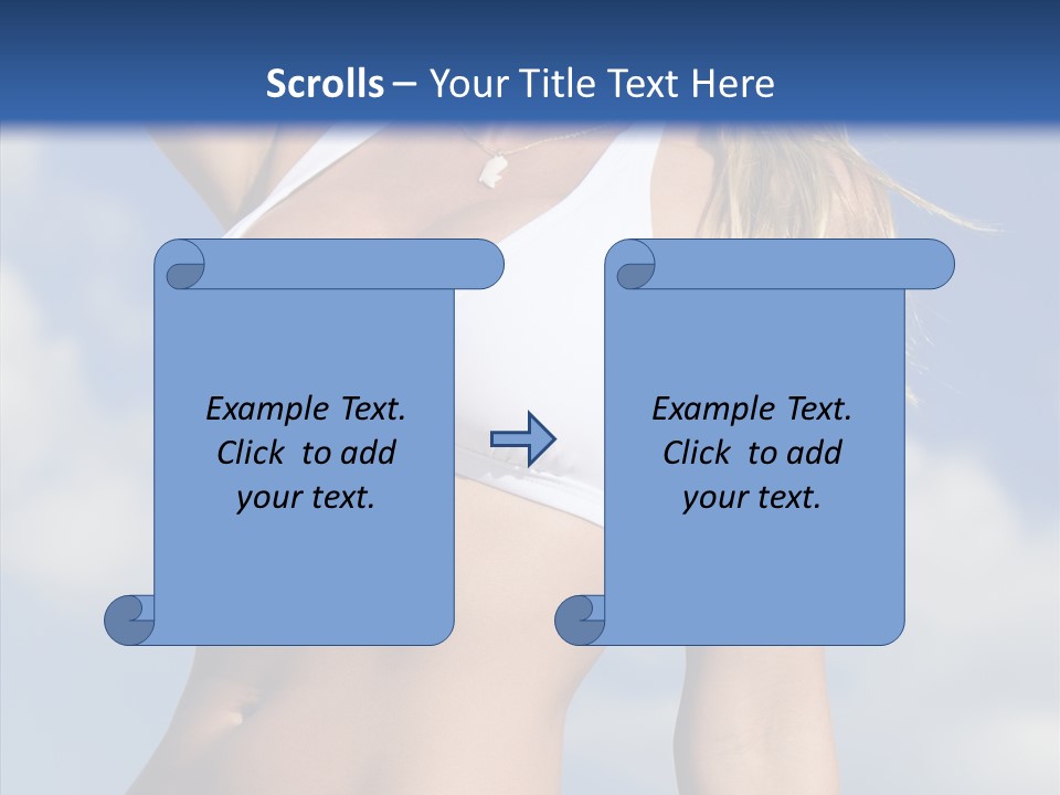 Sun Tan Sunshine Outside PowerPoint Template
