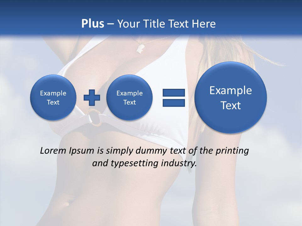 Sun Tan Sunshine Outside PowerPoint Template