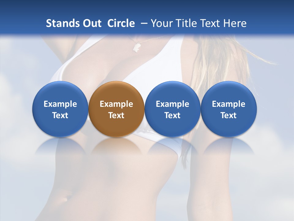 Sun Tan Sunshine Outside PowerPoint Template