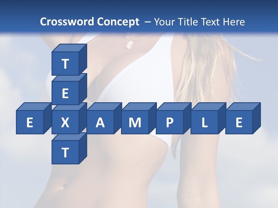 Sun Tan Sunshine Outside PowerPoint Template