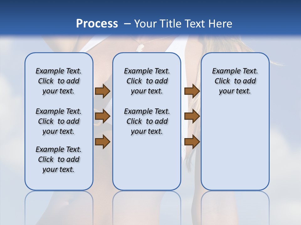 Sun Tan Sunshine Outside PowerPoint Template