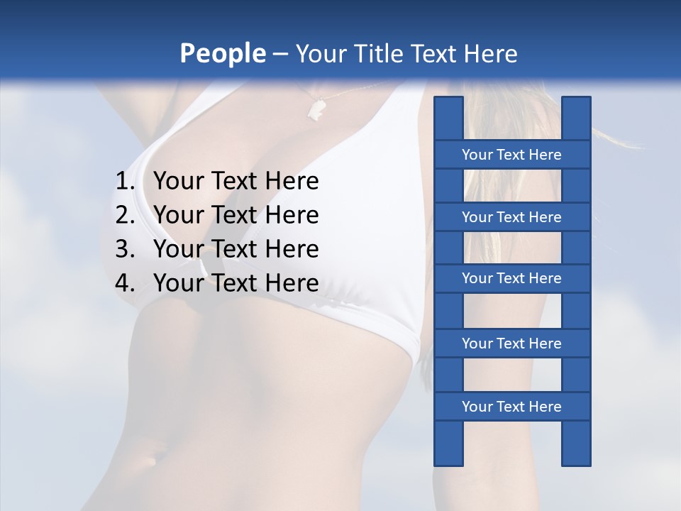 Sun Tan Sunshine Outside PowerPoint Template