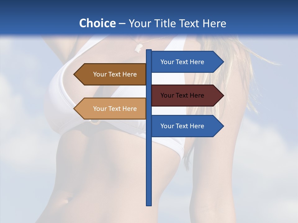 Sun Tan Sunshine Outside PowerPoint Template