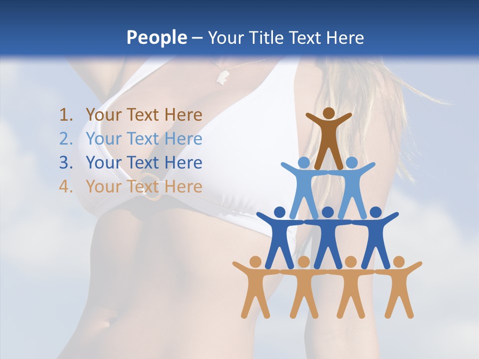 Sun Tan Sunshine Outside PowerPoint Template