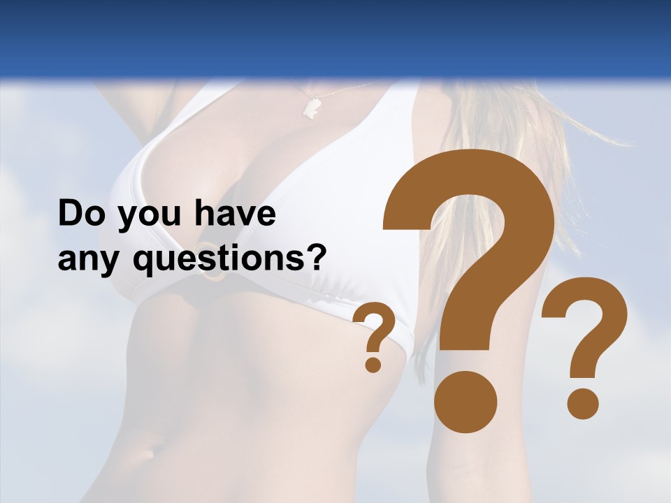 Sun Tan Sunshine Outside PowerPoint Template