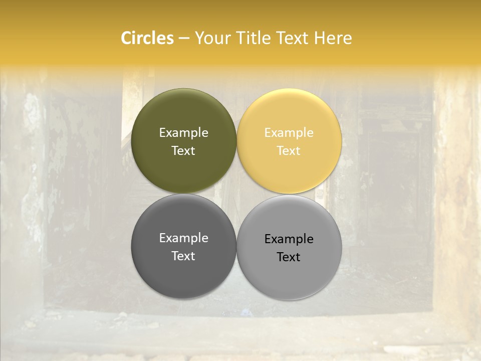 Ruin Vestibule Home PowerPoint Template