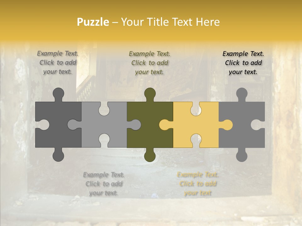 Ruin Vestibule Home PowerPoint Template