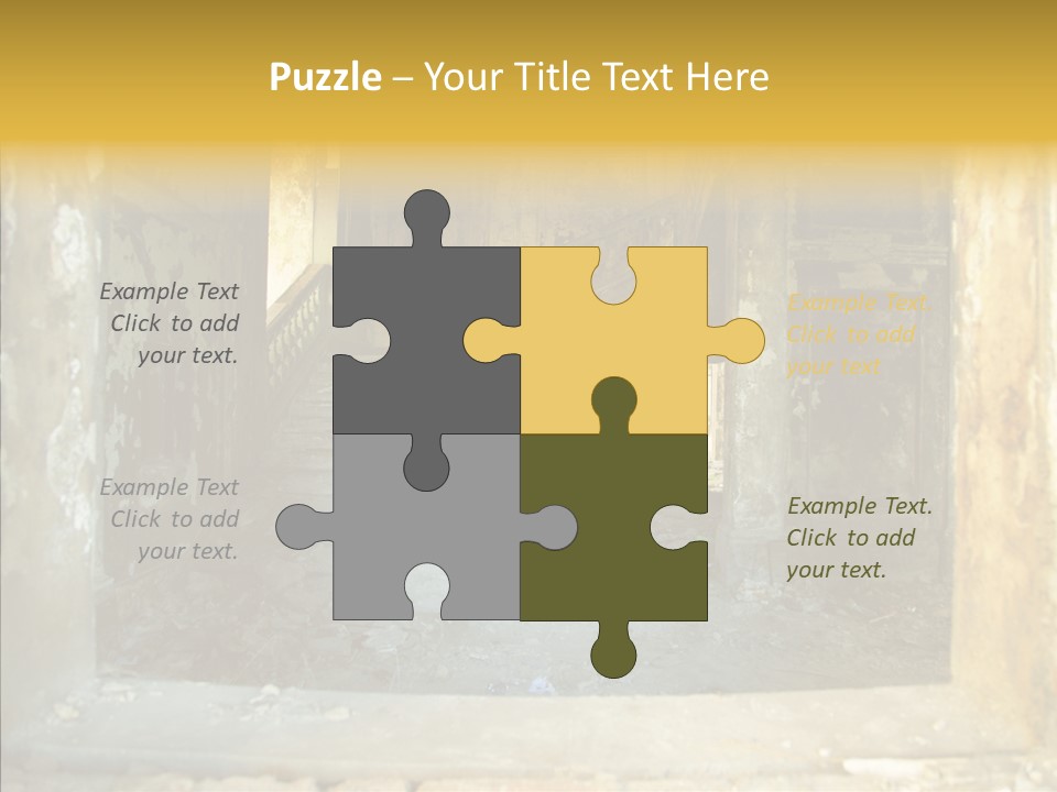 Ruin Vestibule Home PowerPoint Template