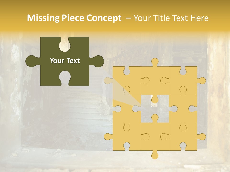 Ruin Vestibule Home PowerPoint Template