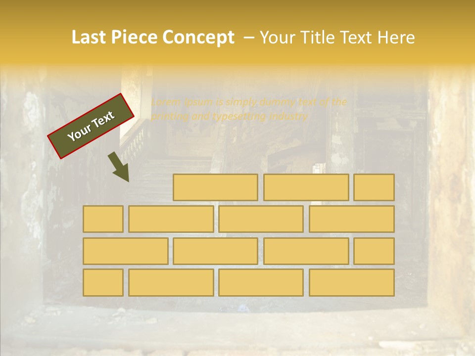 Ruin Vestibule Home PowerPoint Template