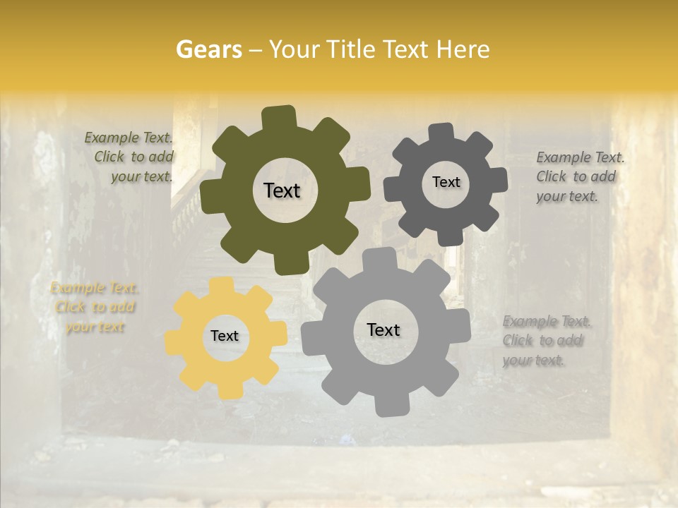 Ruin Vestibule Home PowerPoint Template