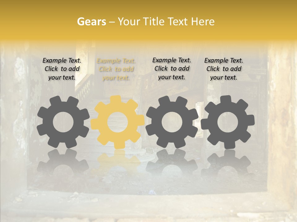 Ruin Vestibule Home PowerPoint Template