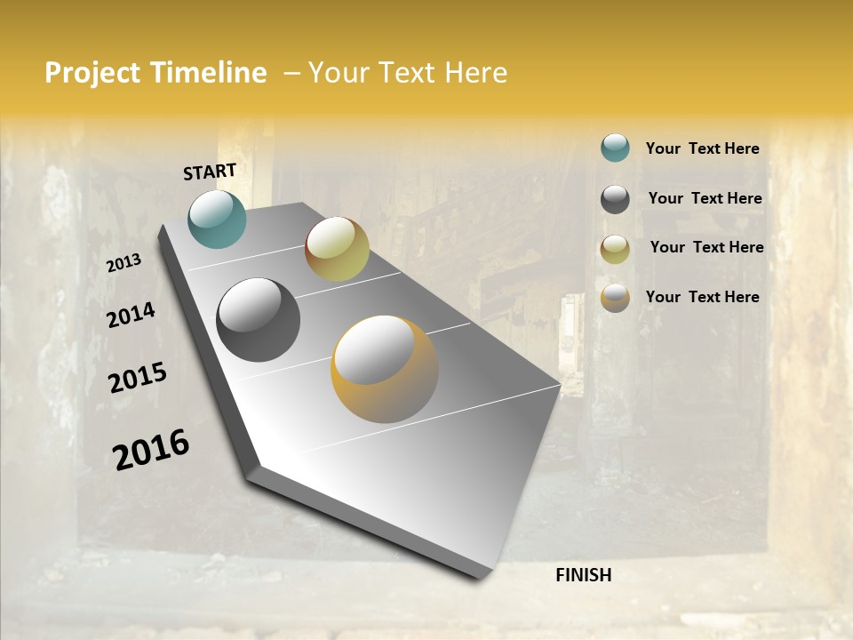 Ruin Vestibule Home PowerPoint Template