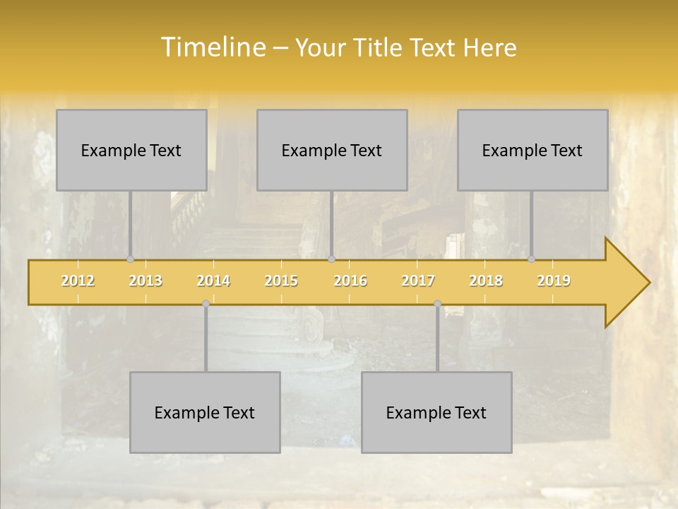 Ruin Vestibule Home PowerPoint Template