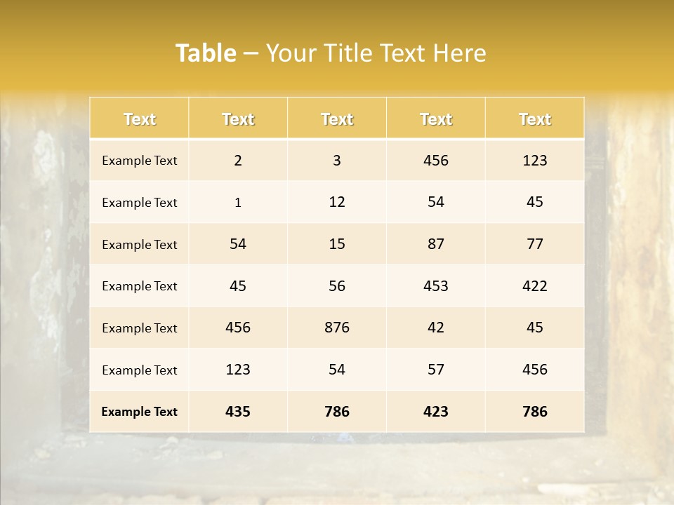 Ruin Vestibule Home PowerPoint Template