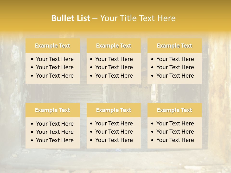 Ruin Vestibule Home PowerPoint Template
