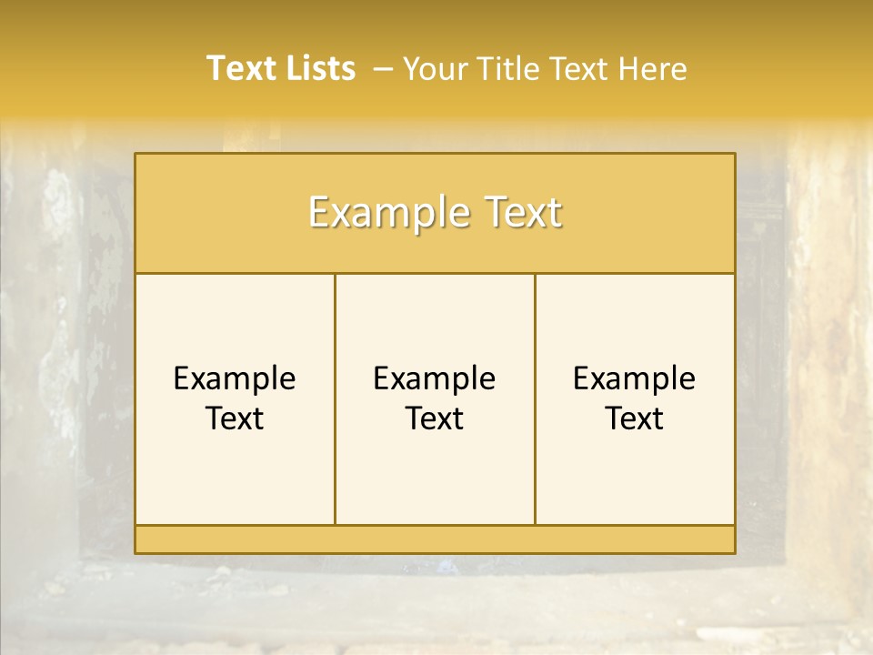 Ruin Vestibule Home PowerPoint Template